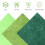 36Pcs Polyester Green Felt Sheets for DIY Sewing and Craft Patchwork 8