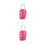 2Pcs Durable Rosy Zinc Alloy Tsa Luggage Padlocks 4-Digit Code 4