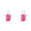 2Pcs Durable Rosy Zinc Alloy Tsa Luggage Padlocks 4-Digit Code 5