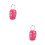 2Pcs Durable Rosy Zinc Alloy Tsa Luggage Padlocks 4-Digit Code 9