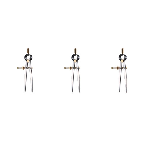 3Pcs Leathercraft Divider Rotating Scratch Measuring Tool