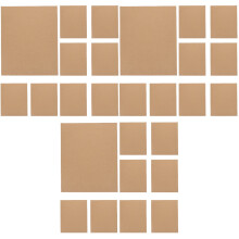 Chocolate Card Paper Sheets Thick Sketch Paper for Home Art Use