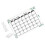 1Set Clear Acrylic Message Board Multi-Function Home Desk Memo Board 1
