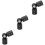 3 Count Curtain Rod Corner Connection Practical Connector Joint 5