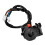 3Sets Motorcycle Handlebar Switch Black Plastic Copper Ignition on Off 2
