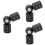 3 Count Curtain Rod Corner Connection Practical Connector Joint 6