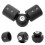 3 Count Curtain Rod Corner Connection Practical Connector Joint 10