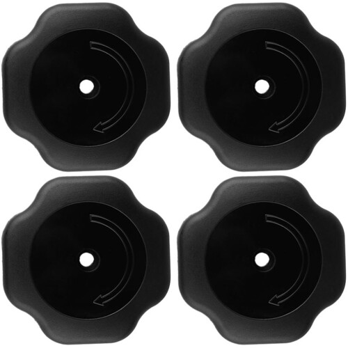 16Pcs Pressure Cooker Plastic Knobs Black Easy-Grip Pot Lid Handles