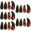 5Sets Assorted Color Celluloid Finger Picks for Guzheng Guitar Durable 1