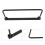 3Pcs Black Aluminum Foldable Shoe Rack Wall Mount Organizer for Camper 10