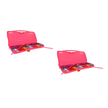 2Sets Beginnersxylofoon 25 Roze Kinderinstrument Met Stevig ABS