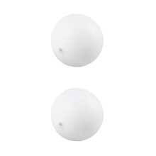 2Pcs White Soccer Balls PVC Blank Graffiti Kids DIY Toy Footballs