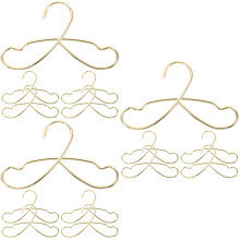 15Pcs Miniature Doll Clothes Hangers Golden 1 6 Scale Doll Furniture