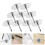 800 Pcs Corkboard From Thumbtack .00x0.90x0.90cm Silver 10