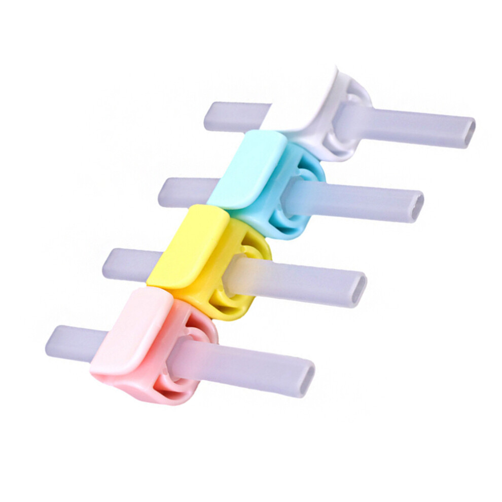 4Pcs Baby Bowl Straws With Buckle Silicone Suction Cup For Soup Water Ohphcall