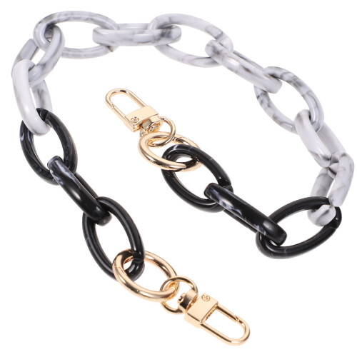 Durable Acrylic Alloy Chain Strap for Purse Handbag Replacement