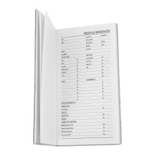 Slim Black 2025 Hardcover Office Planner Weekly Schedule Notebook