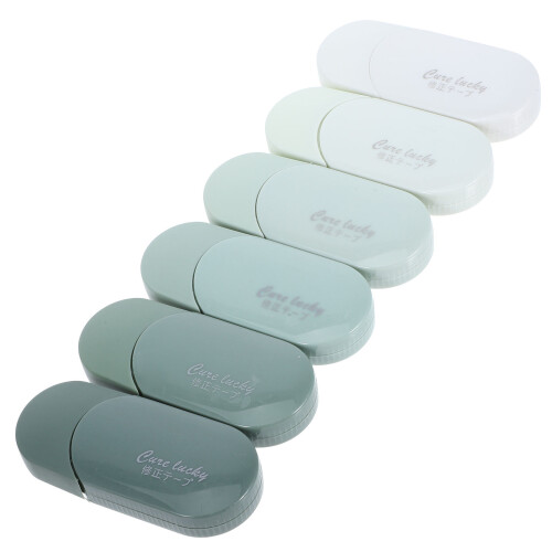 24Pcs Green Correction Tape Easy Use Plastic White Tape for Students 1