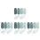 24Pcs Green Correction Tape Easy Use Plastic White Tape for Students 3