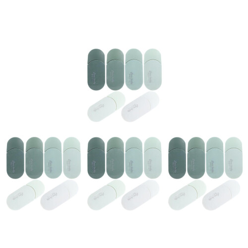 24Pcs Green Correction Tape Easy Use Plastic White Tape for Students 2