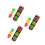 3Sets Plastic Magic Trick Balls Color Changing Stage Prop 5