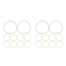 20St Beige Rubberen Elastische Voor Universele Microfoon Clamp