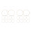 20St Beige Rubberen Elastische Voor Universele Microfoon Clamp 1
