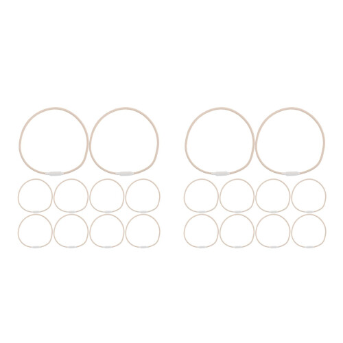 20St Beige Rubberen Elastische Voor Universele Microfoon Clamp
