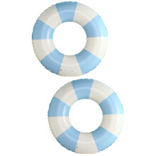 2Pcs Durable PVC Swim Rings Colorful Floating Rings for Pool Party