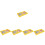 5Sets Yellow Plastic Chess Board Toys Durable Kids Educational Game 7