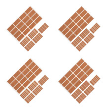 Waterproof Writable Chocolate Bin Labels for DIY Use