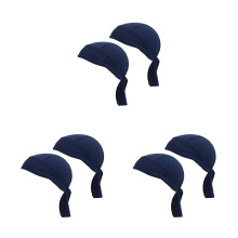6Pcs Dark Blue Outdoor Quick-Dry Riding Caps Lightweight Sweat-Wicking