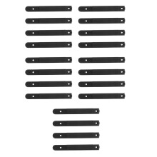 20Pcs Durable Retractable Belt Barrier Buckle Black for Queue Dividers