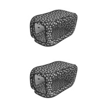2Pcs Portable Grey Indoor Outdoor Pet Tent Foldable for Dogs Cats