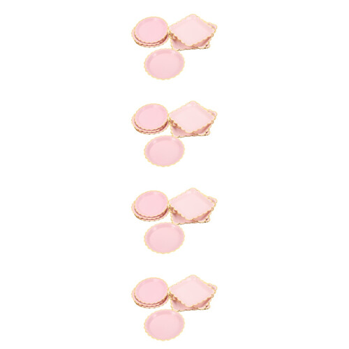 80Pcs Paper Light Pink Party for &