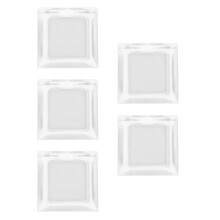 5Pcs Matte Eye Shadow Palette White Powder for Women Home Use Makeup