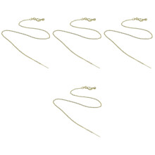 20Pcs Skin-Friendly Adjustable Gold Necklace Chains for DIY Jewelry