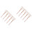100Pcs Red Cocktail Picks Bamboo Fruit Sticks for Bars and Appetizers 1