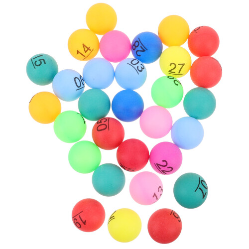 120Pcs Vibrant Numbered Plastic Balls PP Material for and Raffle 1