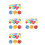 120Pcs Vibrant Numbered Plastic Balls PP Material for and Raffle 7