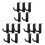 15 Pcs Plastic Headphone Stand Wall Mount For Over Ear Headsets 8