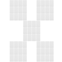500Pcs White Note Cards Thickened Compact Blank Business Cards
