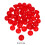 100Pcs Red Openable PVC Balls for Party and Game Draws 3