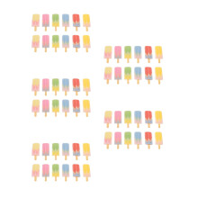 60Pcs Cute Resin Mini Ice Cream Charms for DIY Phone Covers and Decor