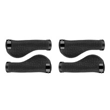4St Comfortabele Zwarte Rubber Fietsgrips Ergonomische Handvathoezen