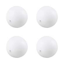 4Pcs White PVC Soccer Balls DIY Blank Signature Ball for Kids Playtime