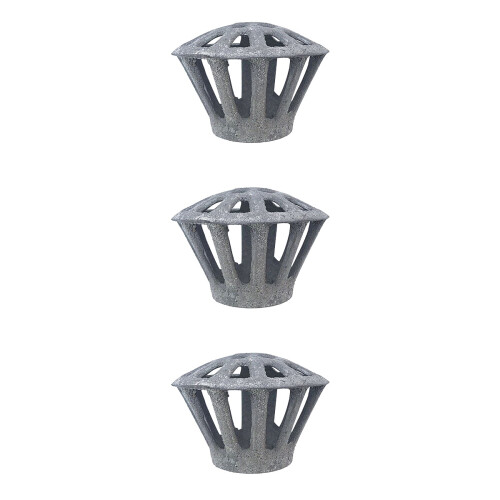 3Pcs Grey Iron Gutter Guards for Home Use Effective
