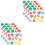 2Sets Assorted Dinosaur Wall Decals Floor Stickers Kid's Party Decor 2