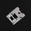2Pcs Sewing Machine Presser Foot Holder Durable Silver Set 4