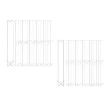 100Pcs Garden Use Galvanized Steel Branch Spreader for Fruit Tree Care